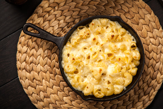 Half Pan Crab Mac and Cheese