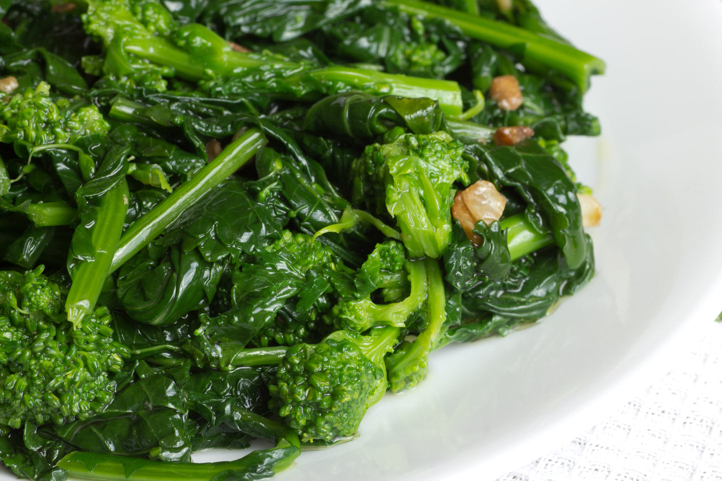 Charred Broccoli Rabe with Crispy Shallot, Olives and Capers
